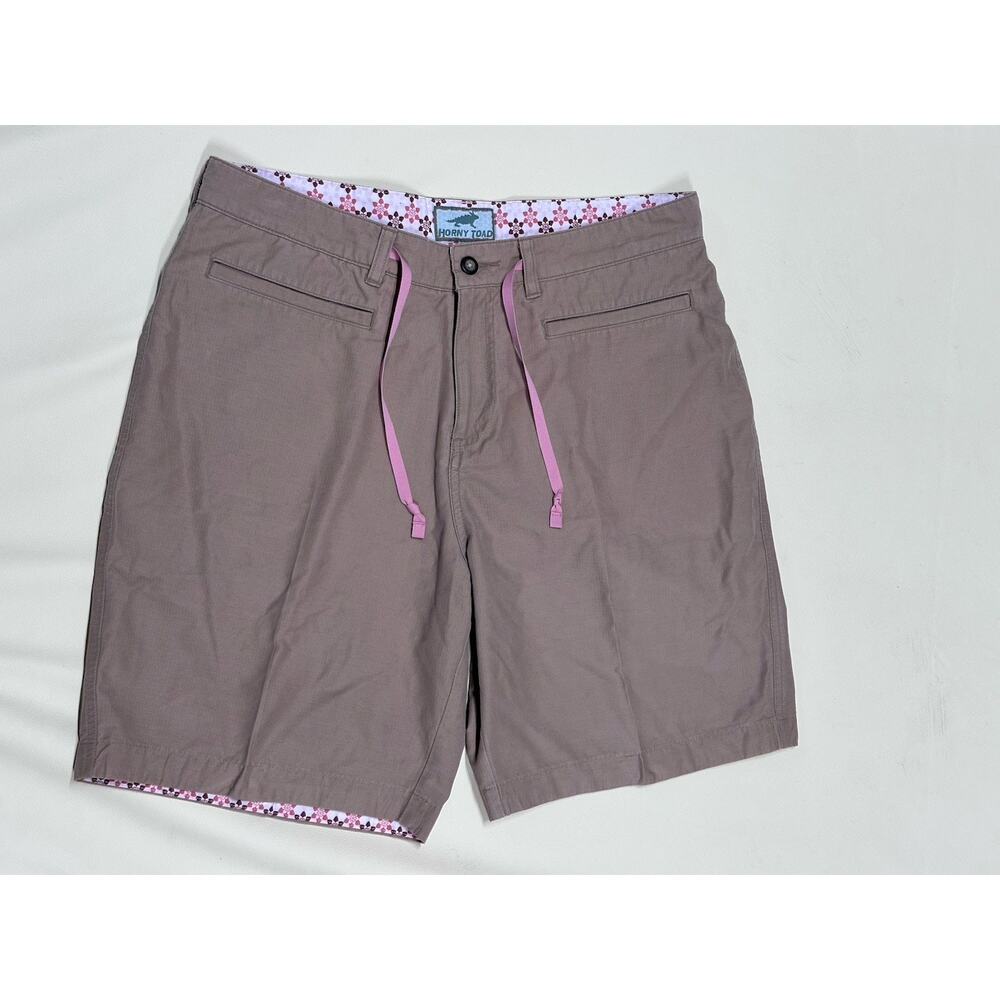 Horny Toad Women's Mauve Shorts with Pink Drawstring